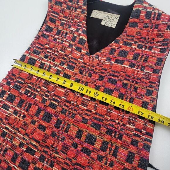 Vintage Disney Magic Kingdom 80's Cast Costume Uniform Red Rare Vneck Small Vtg - Picture 6 of 10